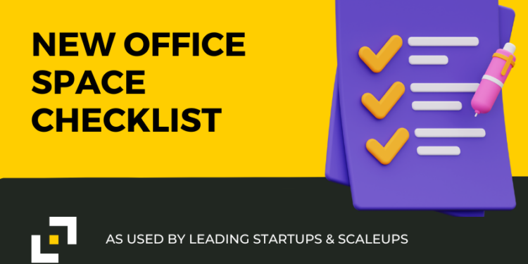 New Office Fit Out Checklist | Area